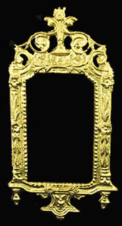 Dollhouse Miniature Gold Frame 2 3/4 X 1 1/4